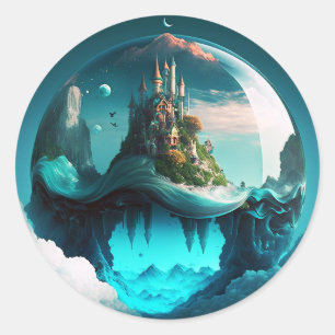 Adesivo Castle In Crystal Ball