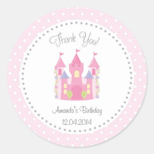 Adesivo Castle Little Princess Birthday Sticker