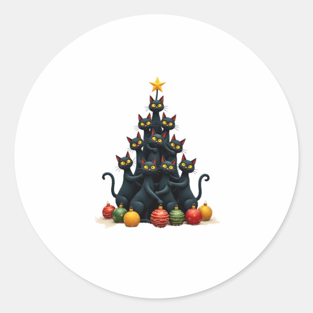 Adesivo Cat Alojou Férias Gratas e Engraçadas Natal 2 (Frente)