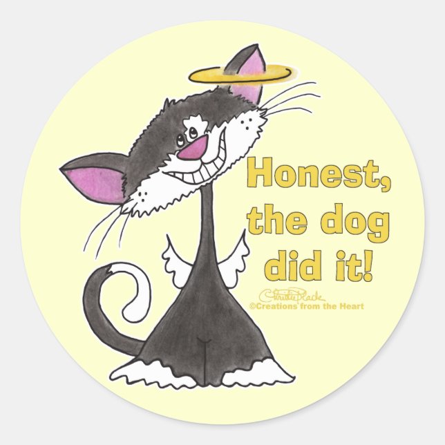 Adesivo Cat Angel (Frente)