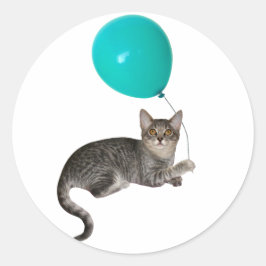 Adesivo Cat Balloon