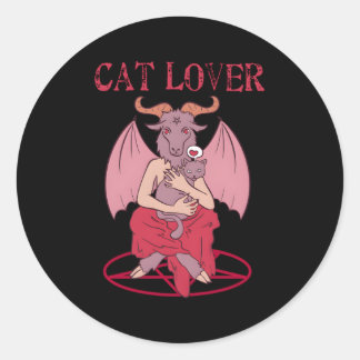 Adesivo Cat Baphomet Satanic Goat Witchcraft Lucifer