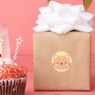 Adesivo Cat Birthday Kids Art