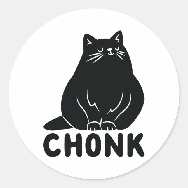 Adesivo Cat Chonk (Frente)