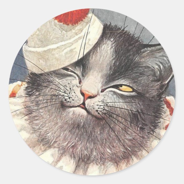 Adesivo Cat Clown by Arthur Thiele (Frente)