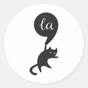 Adesivo Cat Comma La Kamala Harris Para O Presidente 2024;