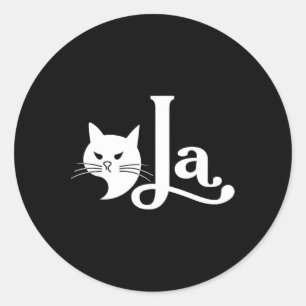 Adesivo Cat Comma La Kamala Harris Para O Presidente 2024;