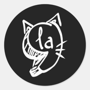 Adesivo Cat Comma La Kamala Harris Para O Presidente 2024;