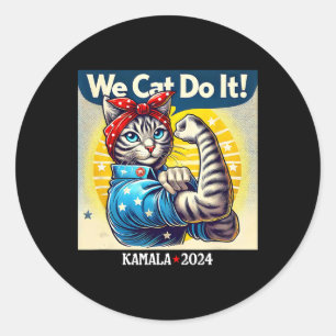 Adesivo Cat Do It Kamala Harris Suportador do Cat La