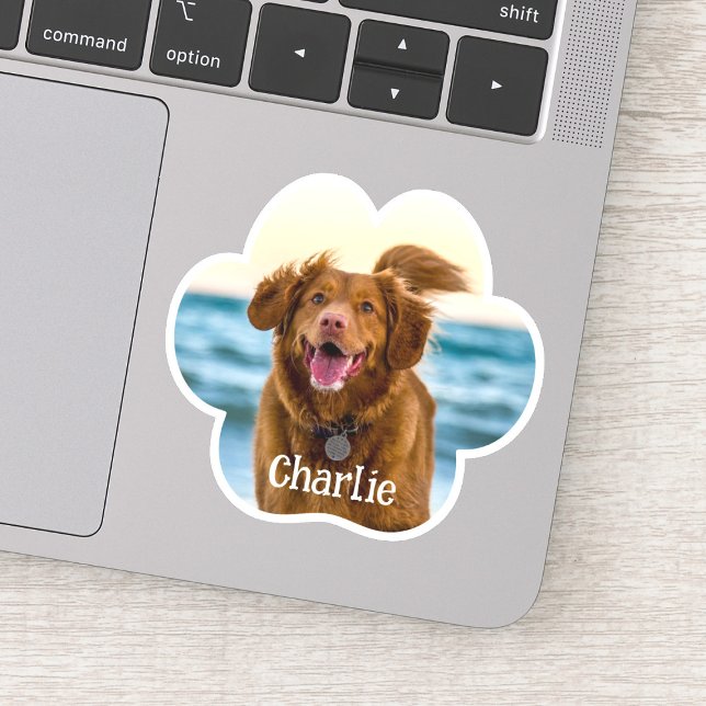 Adesivo Cat Dog Paw Photo Custom Cut Vinyl Sticker (Criador carregado)