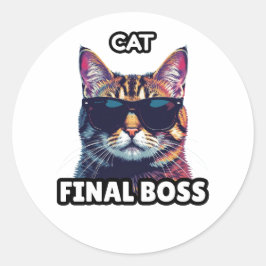 Adesivo Cat Final Boss