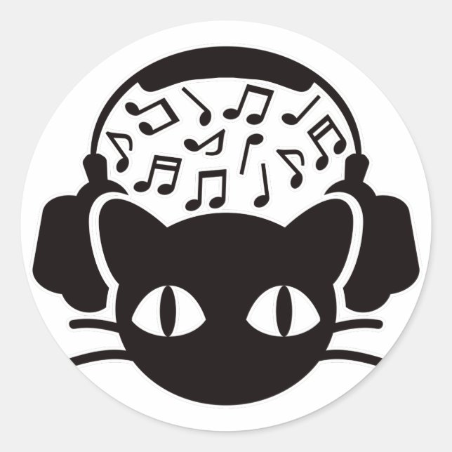 Adesivo Cat_Fones de ouvido (Frente)