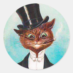 Adesivo Cat Gentleman, Louis Wain