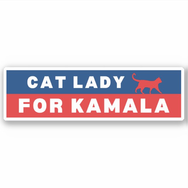 Adesivo Cat Lady For Kamala (Frente)
