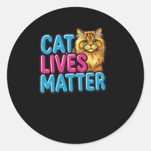Adesivo Cat Lives Sticker