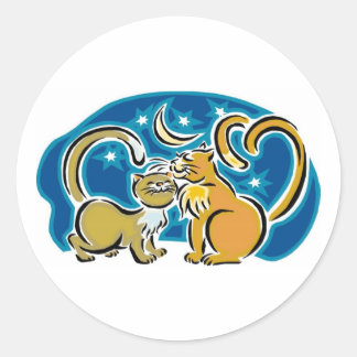 Adesivo Cat Love