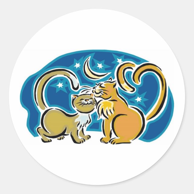 Adesivo Cat Love (Frente)