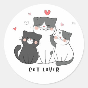 Adesivo Cat Lover