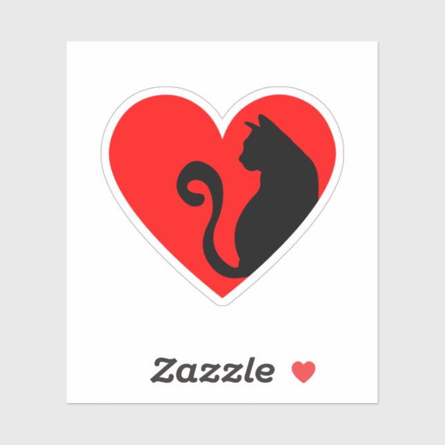 Adesivo Cat Lover (Folha)