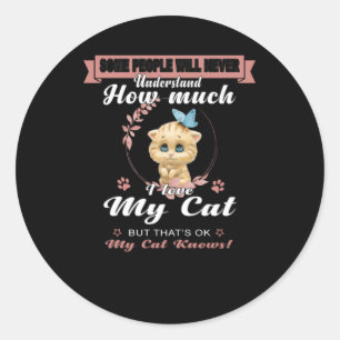 Adesivo Cat Lovers Quanta Ama Meu Proprietário De Gatos