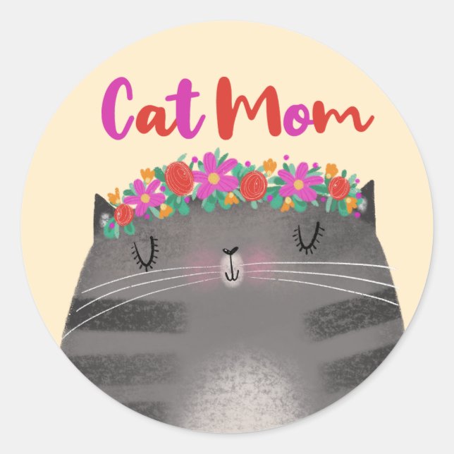 Adesivo Cat Mãe (Frente)