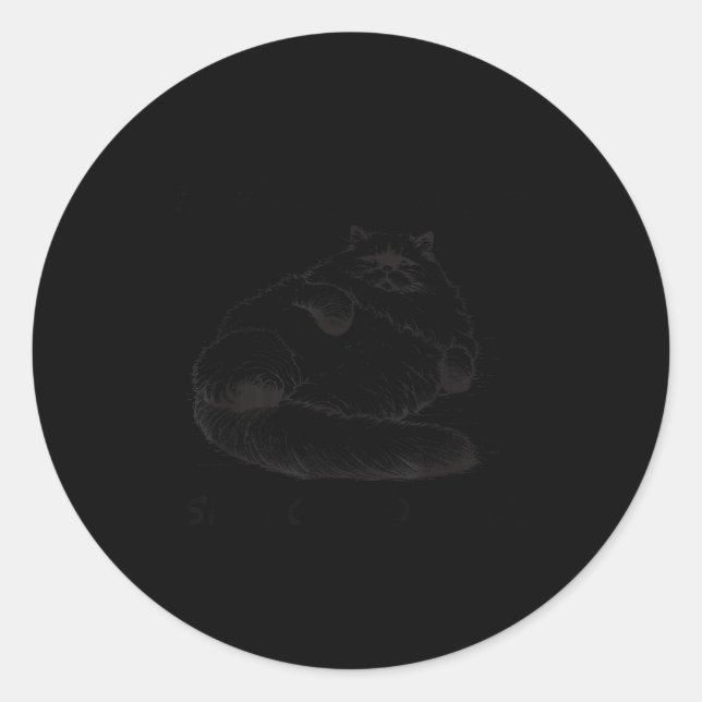 Adesivo Cat Mother I Am But Skin And Bones  (Frente)