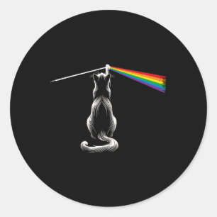 Adesivo Cat Rock Music Banda Engraçado Rock And Roll