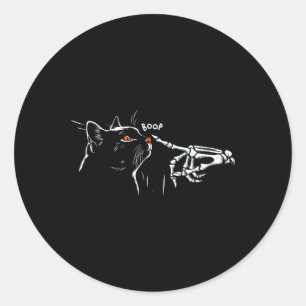 Adesivo Cat Skeleton Boop Halloween Pet Women Raparigas K