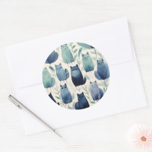 Adesivo Cat Sticker Set Purr-fect para presentes e Artesan