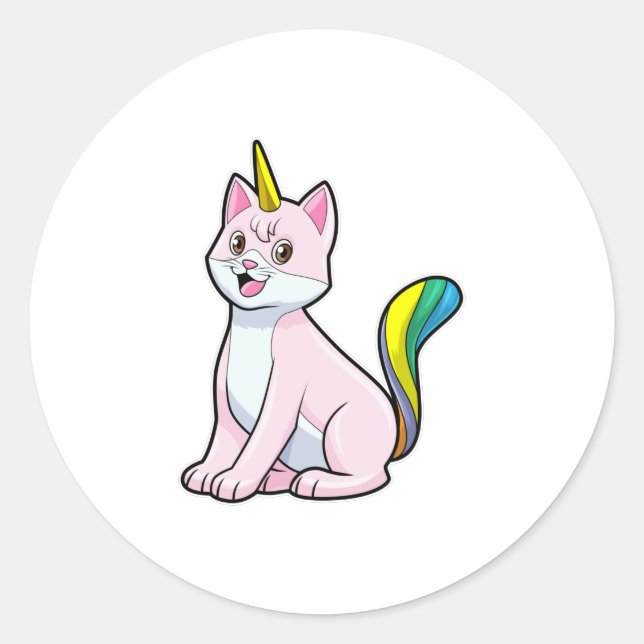 Adesivo Cat Unicorn (Frente)