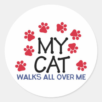Adesivo Cat Walks Paws