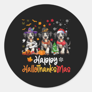 Adesivo Catahoula Leopard Dog Halloween Hallotha