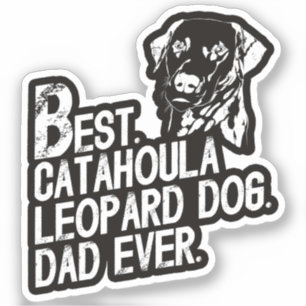 Adesivo Catahoula Leopard Pai Ever, Proprietário de Cães V