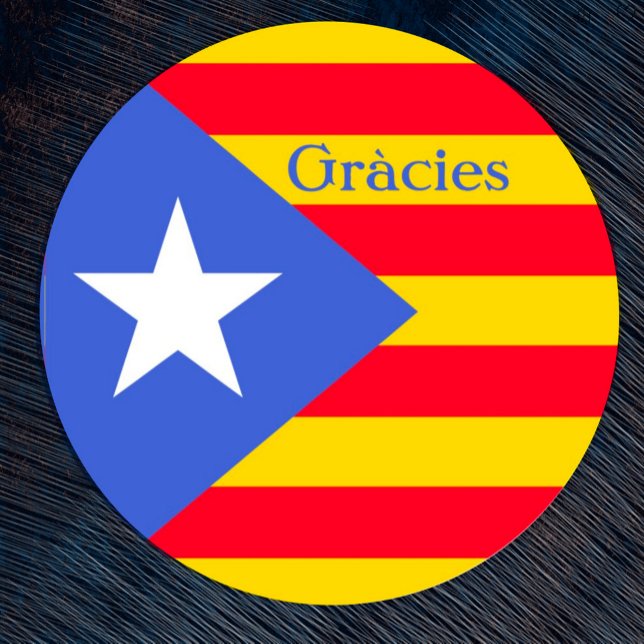 Adesivo Catalão Flag Obrigado (Criador carregado)