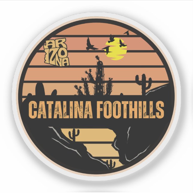 Adesivo Catalina Foothills, Arizona (Frente)