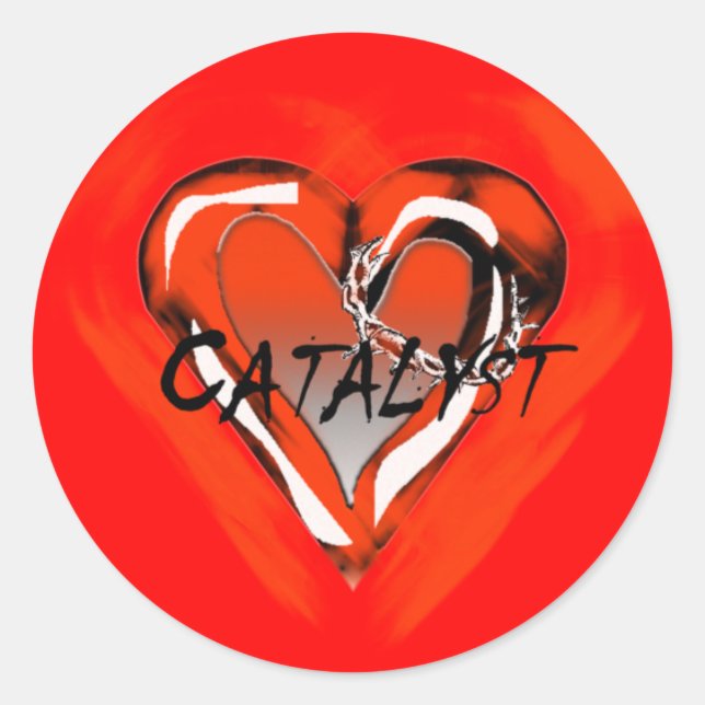 Adesivo Catalyst Vermelho (Frente)