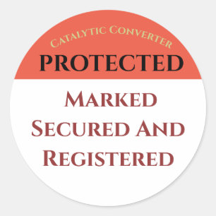 Adesivo Catalyter Protected, editar texto Sticker