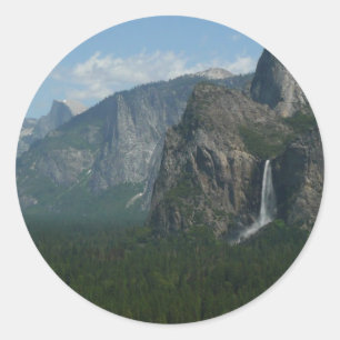 Adesivo Cataratas Bridalveil e Half Dome em Yosemite