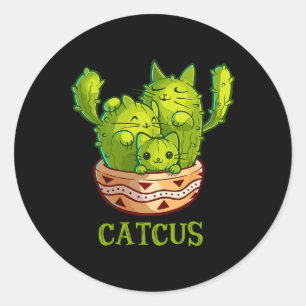 Adesivo Catcus Cute Cat E Cactus Mexicanos Cactus Cinco De