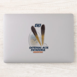 Adesivo Catedral Alta Patagônia, Argentina poster de esqu