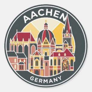 Adesivo Catedral de Aachen Alemanha