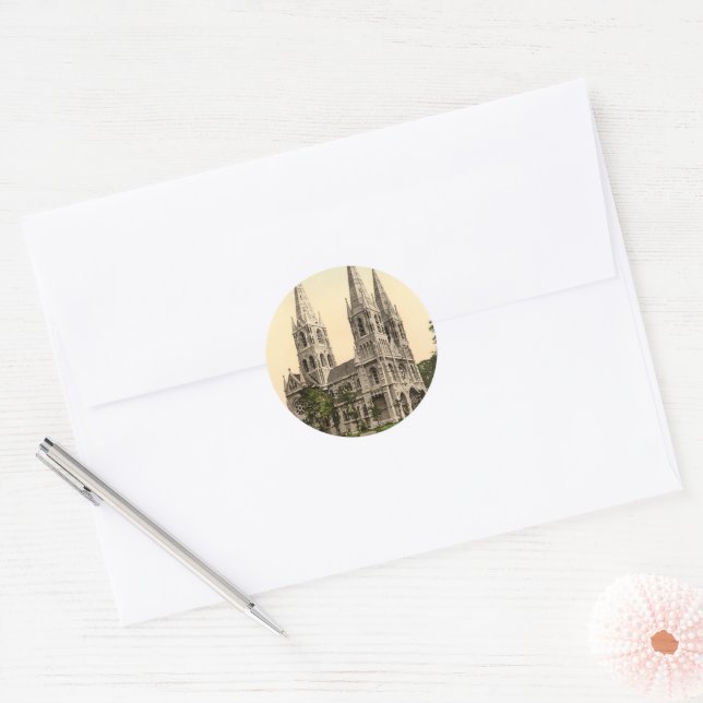 Adesivo Catedral de Finbar de ruas, County Cork (Envelope)
