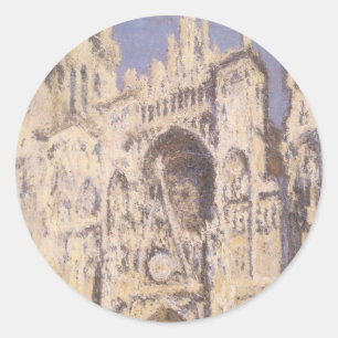 Adesivo Catedral de Rouen, ouro azul da harmonia por