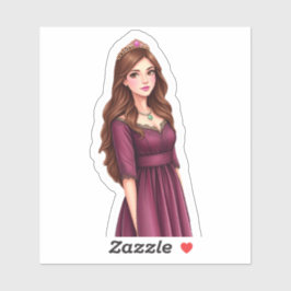 Adesivo Catherine's White Background Sticker