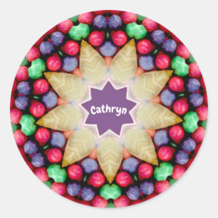 Adesivo CATHRYN ~ Padrão personalizado de Páscoa doce ~