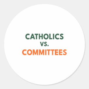 Adesivo Católicos Vs Comitês