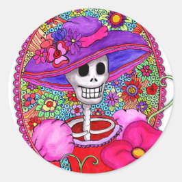 Adesivo Catrina Beatriz Sticker