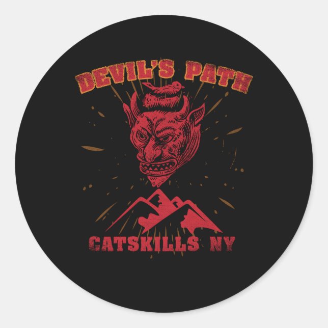 Adesivo Catss Hikers Devil'S Path Upstate New York Hikers (Frente)