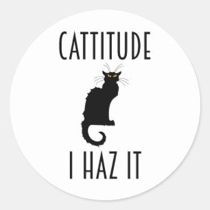 Adesivo Cattitude - Eu Tenho