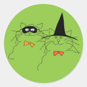 Adesivo Catty Halloween Sticker